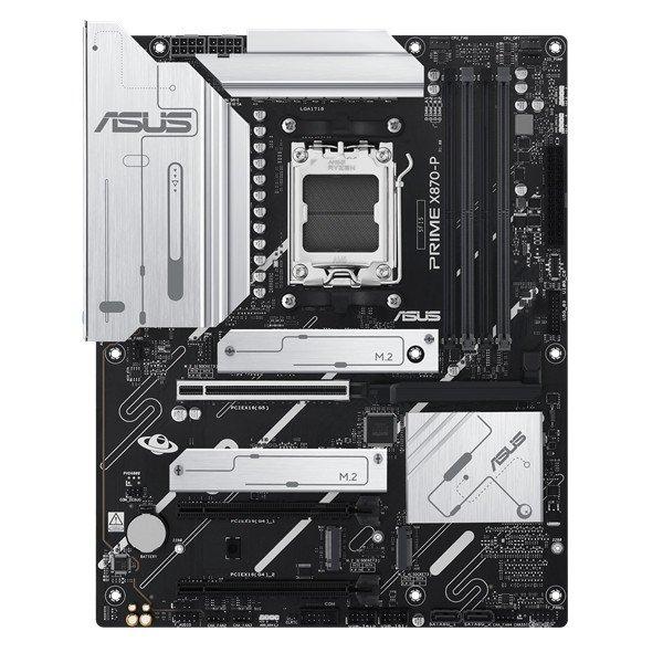 Asus Alaplap - AMD PRIME X870-P AM5 (X870, ATX, 4xDDR5 8000+MHz, 2xSATA3, 4x
M.2, HDMI+USB4)