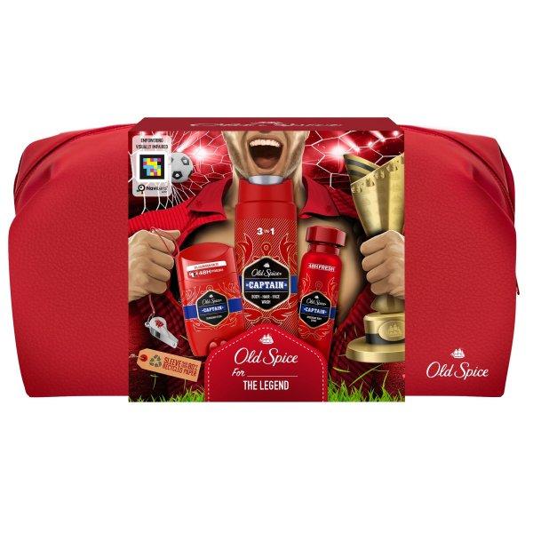 Old Spice Testápoló ajándékcsomag Captain Footballer
kozmetikai táskával