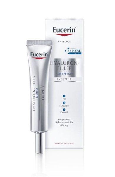 Eucerin Öregedésgátló szemkörnyékápoló
krém SPF 15 Hyaluron-Filler 3x EFFECT 15 ml