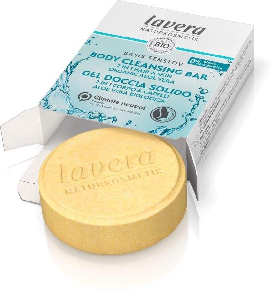 Lavera Szilárd szappan 2 az 1-ben testre és hajra Basis Sensitiv (Body
Cleansing Bar) 50 g