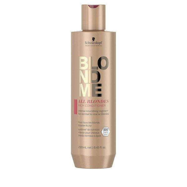 Schwarzkopf Professional Tápláló balzsam normál és
erős erős szőke hajra All Blondes (Rich Conditioner) 250 ml