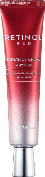 Tony Moly Világosító krém öregedésgátló
hatással Red Retinol (Radiance Cream) 30 ml