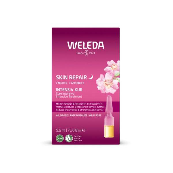 Weleda 7 napos intenzív kezelés Vadrózsa Skin Repair (Intensive
Treatment) 7 x 0,8 ml