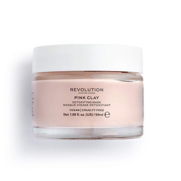 Revolution Skincare Méregtelenítő arcmaszk Pink Clay ( Detox
ifying Pink Clay Mask) 50 ml