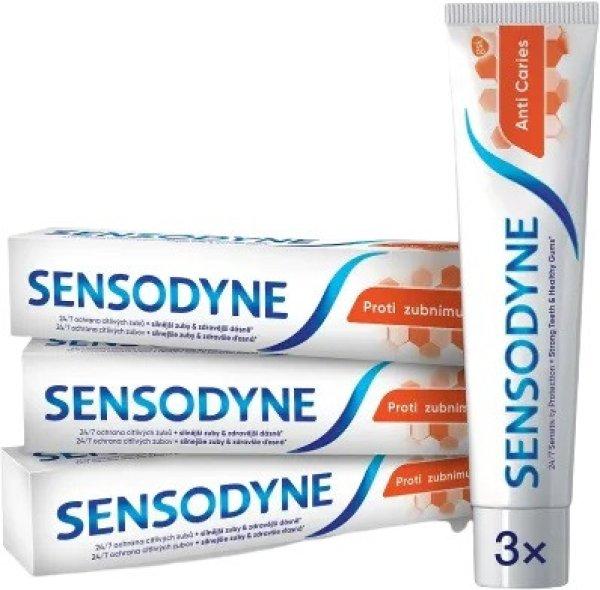 Sensodyne Fogkrém Fogszuvasodás Trio 3 x 75 ml