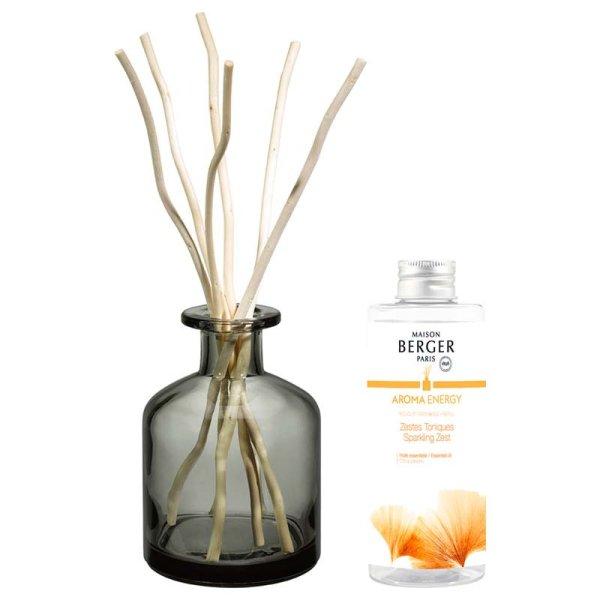 Maison Berger Paris Ajándék szett Aroma Energy diffúzor
szürke + utántöltő Friss tonik 200 ml