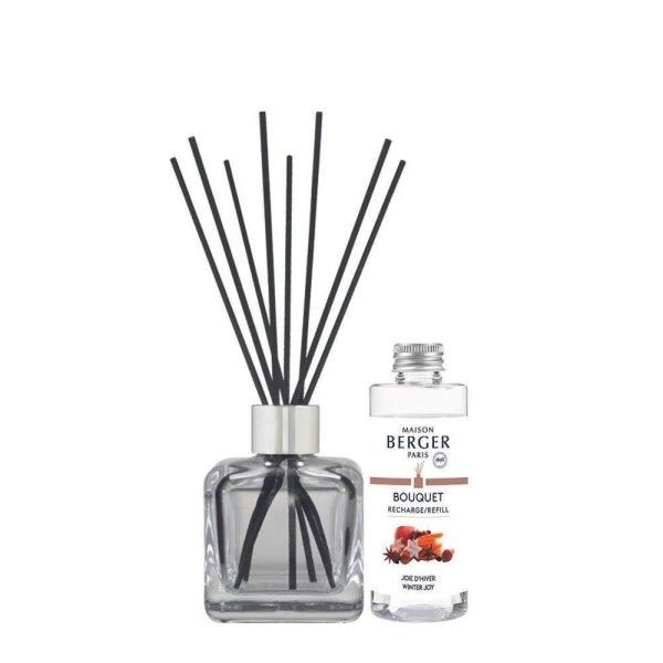 Maison Berger Paris Ajándék szett aromadiffúzor kocka +
utántöltő Téli szórakozás 100 ml