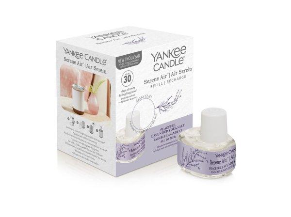 Yankee Candle Diffúzor utántöltő Serene Air Peaceful
Lavender & Sea Salt 17 ml