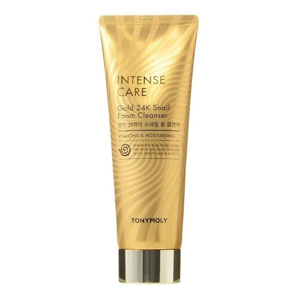 Tony Moly Tisztító hab Care Gold 24K Snail (Foam Cleanser) 150 ml