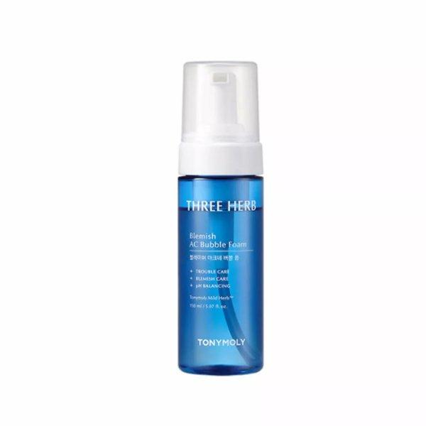 Tony Moly Tisztító hab problémás bőrre Three Herb
Blemish (AC Bubble Foam) 150 ml