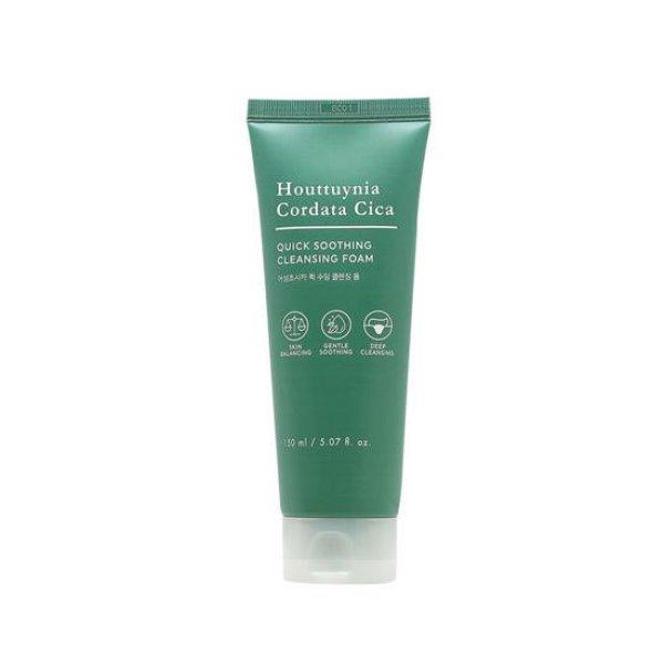 Tony Moly Nyugtató hatású tisztító hab Houttuynia
Cordata Cica (Quick Soothing Cleansing Foam) 150 ml