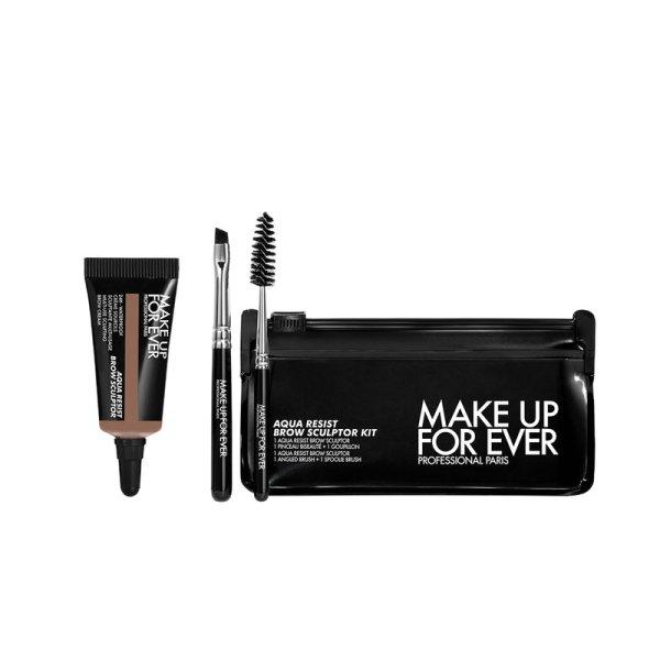 Make Up For Ever Szemöldök ápoló készlet Aqua Resist
Brow Sculptor Kit 25 Ashy Brown