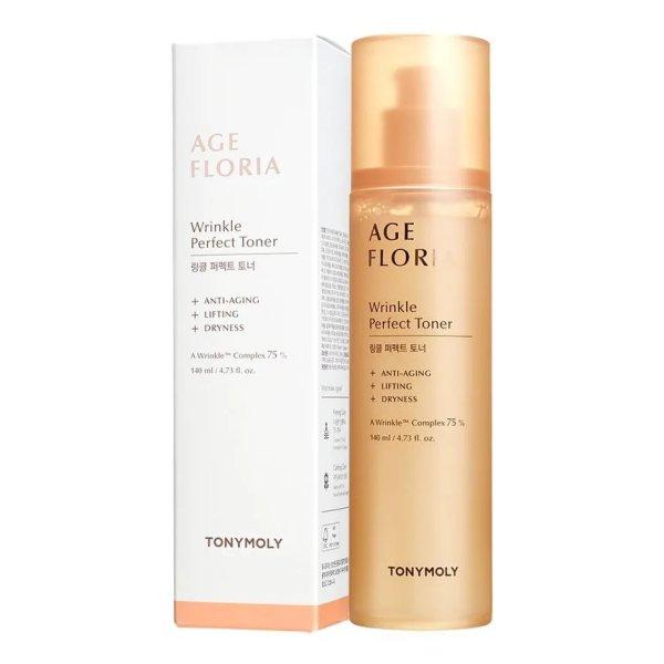 Tony Moly Ránctalanító bőrtonik Age Floria (Wrinkle Perfect
Toner) 140 ml