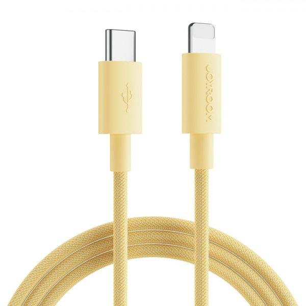 Joyroom durable USB Type C Kábel - Lightning Gyors Töltés / Adatkábel 20W 1m
Sárga (S-1024M13)