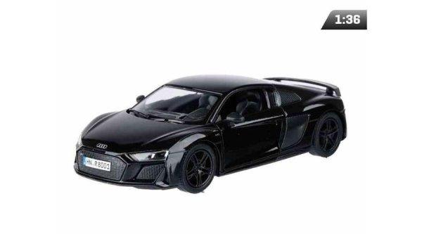 Makett autó, 1:36, Audi R8 Coupe, fekete