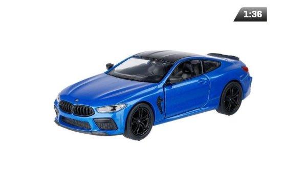 Makett autó, 1:38, BMW M8 Competition Coupé, kék