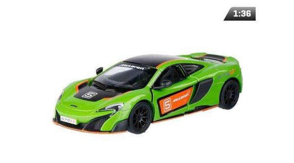 Makett autó, 1:36, McLaren, 675LT, zöld