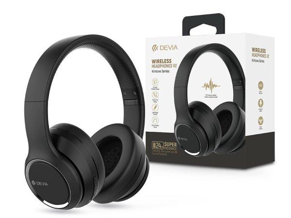 Devia Wireless Bluetooth sztereó fejhallgató beépített mikrofonnal - Devia
Kintone Series Wireless Headphones V2 - fekete