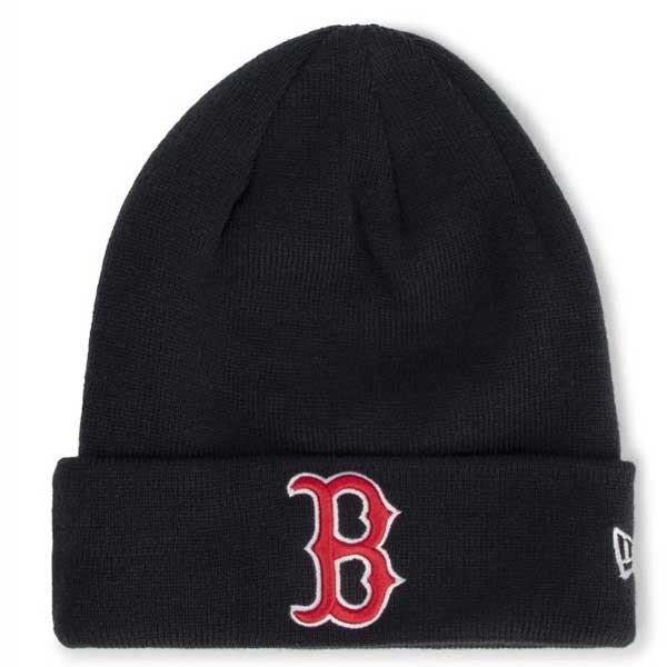 Téli Sapka New Era MLB Essential Knit Cuff Boston Red Sox Beanie Navy