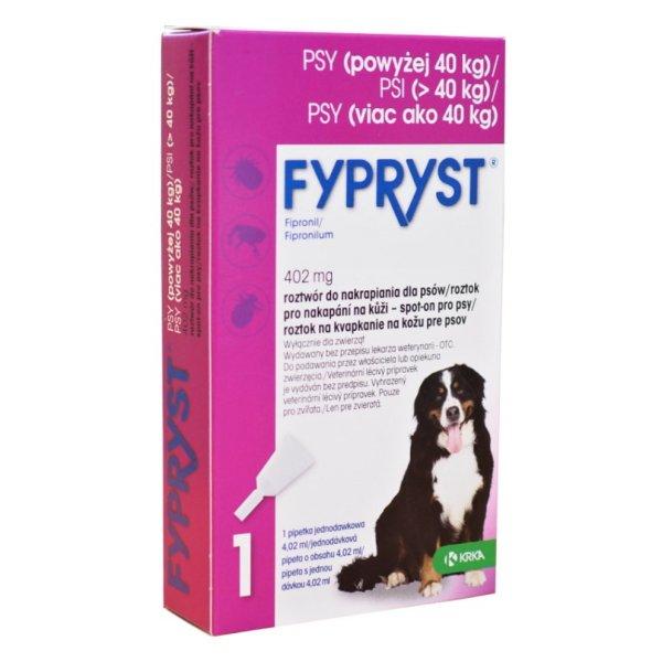 Fypryst Spot On 40+ kg 4,02ml ampulla kullancs és bolha elleni csepp Kutyáknak