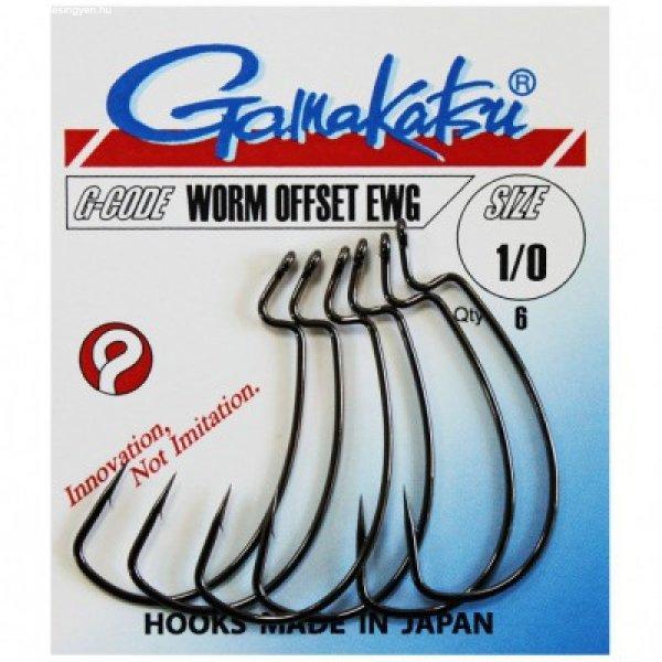 Gamakatsu Worm Offset horog 2/0 5db (146843-200) 