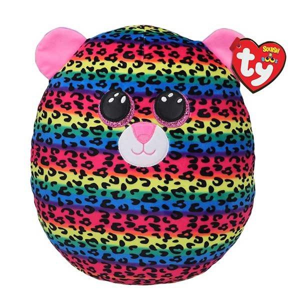 TY Squishy többszínű leopárd Dotty, 22 cm