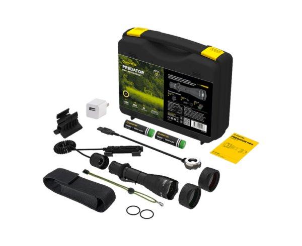 ArmyTek Predator Pro Magnet USB kiterjesztett taktikai szett, meleg fehér