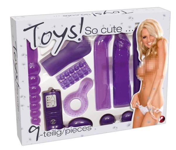 You2Toys - Lila szexmámor - vibrátoros készlet (9 részes)