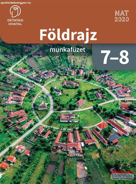 Földrajz 7-8. munkafüzet OH-FOL78MA