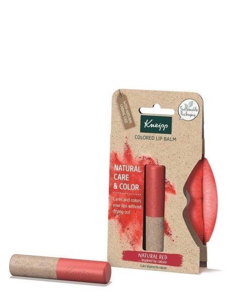 Kneipp Színes ajakbalzsam Natural Red (Colored Lip Balm) 3,5 g