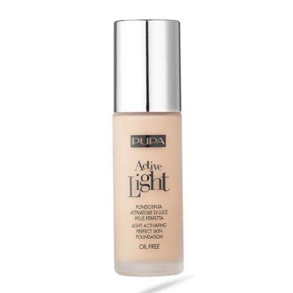 PUPA Milano Könnyű folyékony smink SPF 10 Active Light (Perfect
Skin Foundation) 30 ml 010 Porcelain