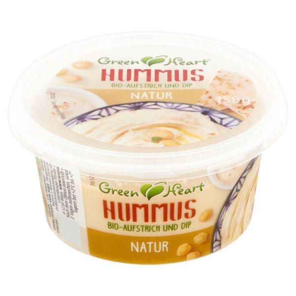 Green heart bio hummus natúr 150 g