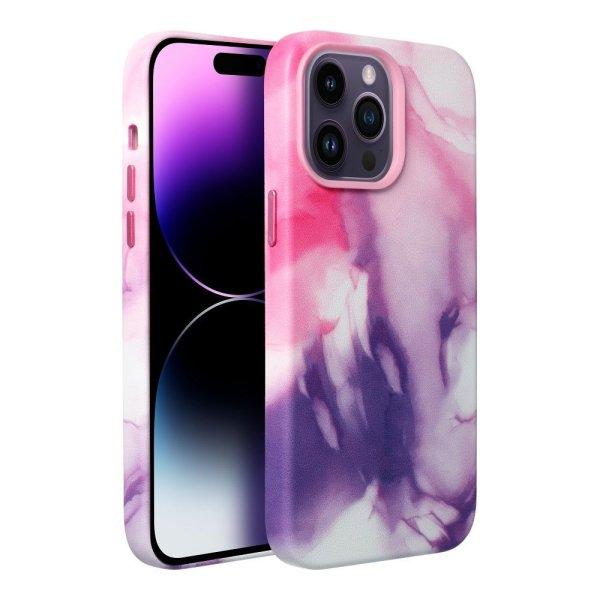 LEATHER MAG COVER case for IPHONE 11 Pro Max purple splash