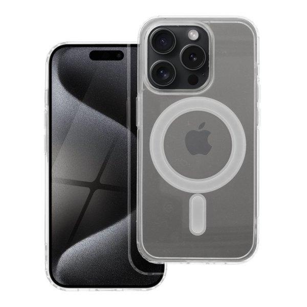 CLEAR MAG COVER case compatible with MagSafe for IPHONE 15 Pro transparent