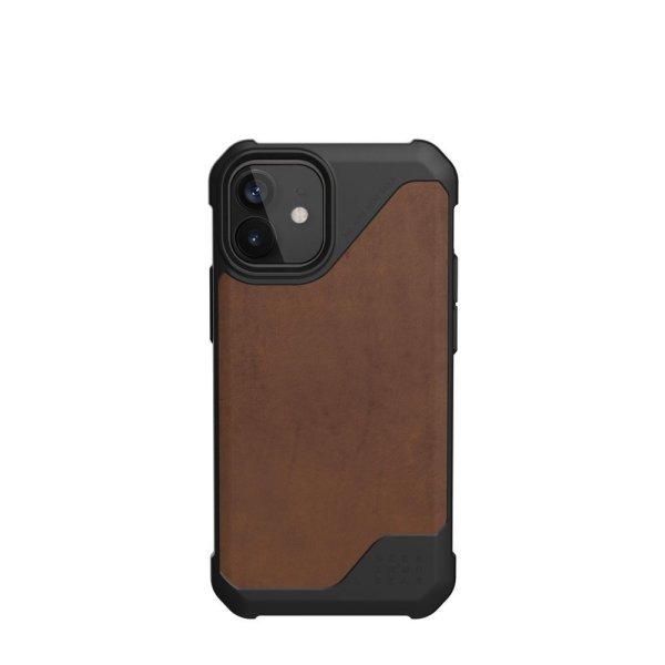 ( UAG ) Urban Armor Gear case Metropolis LT (leather) for IPHONE 12 MINI brown