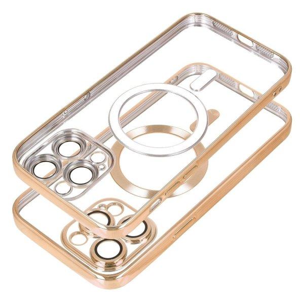 ELECTRO MAG COVER case compatible with MagSafe for IPHONE 11 gold