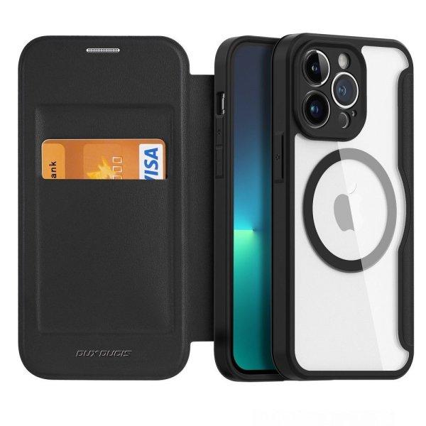 DUX DUCIS wallet case SKIN X PRO compatible with MagSafe for IPHONE 13 Pro black