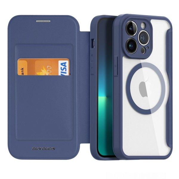 DUX DUCIS wallet case SKIN X PRO compatible with MagSafe for IPHONE 13 Pro Max
blue