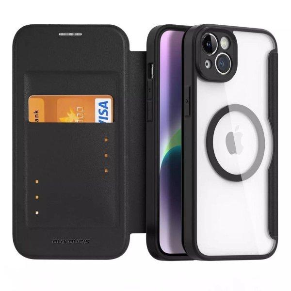 DUX DUCIS wallet case SKIN X PRO compatible with MagSafe for IPHONE 14 Plus
black