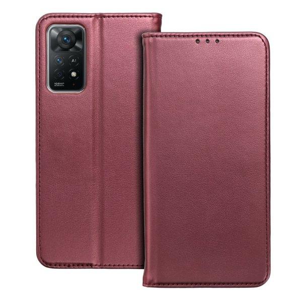 SMART MAGNETO Book case for XIAOMI Redmi Note 12 5G burgundy