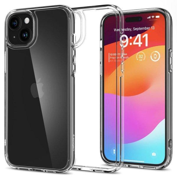 SPIGEN case ULTRA HYBRID for IPHONE 15 transparent