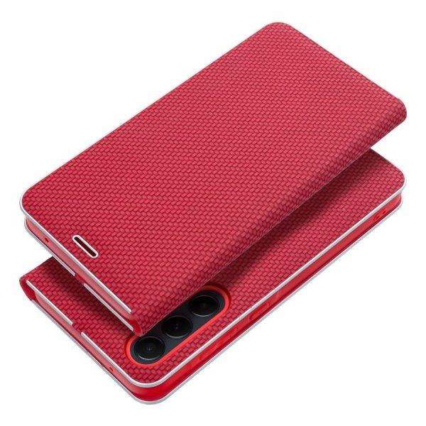 LUNA Book Carbon for SAMSUNG Xcover 7 red