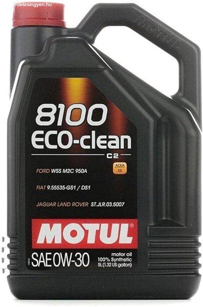 Motul, Eco-Clean, 8100 Motorolaj 0W-30, 5L