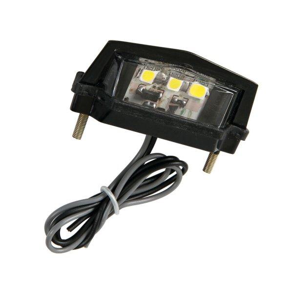 Lampa, Motoros Rendszámtábla világítás, 3 LED, Fehér