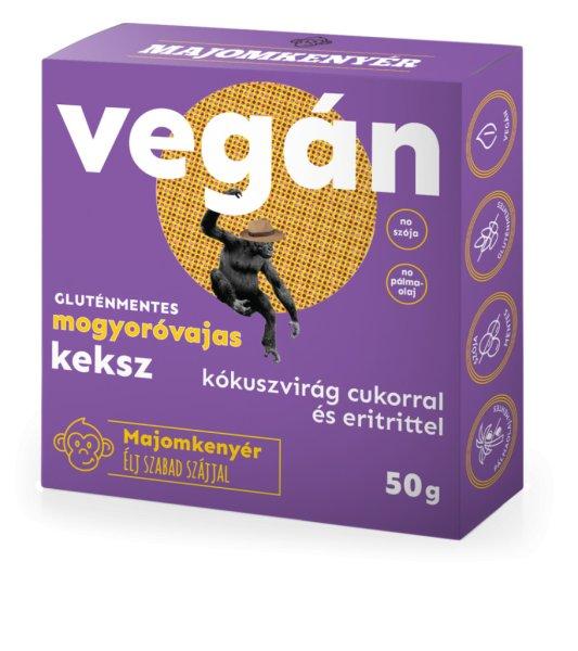 Majomkenyér mogyoróvajas vegán keksz 50 g