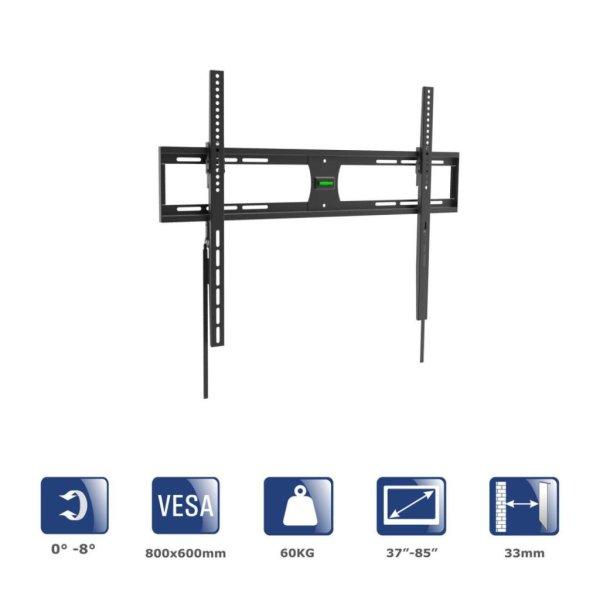 Akyga AK-MB-09 TV Wall Mount Bracket 60kg VESA 800x600mm 37-85"