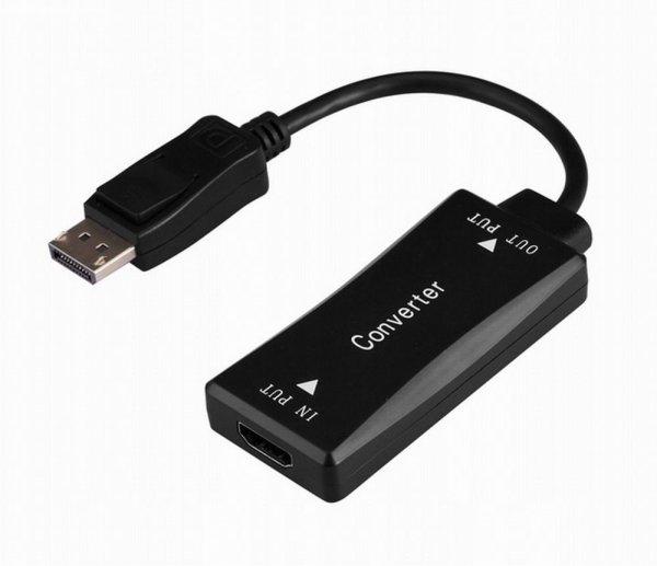 Gembird A-HDMIF30-DPM-01 Active 4K 30Hz HDMI female to DisplayPort male adapter
cable 0,15m Black