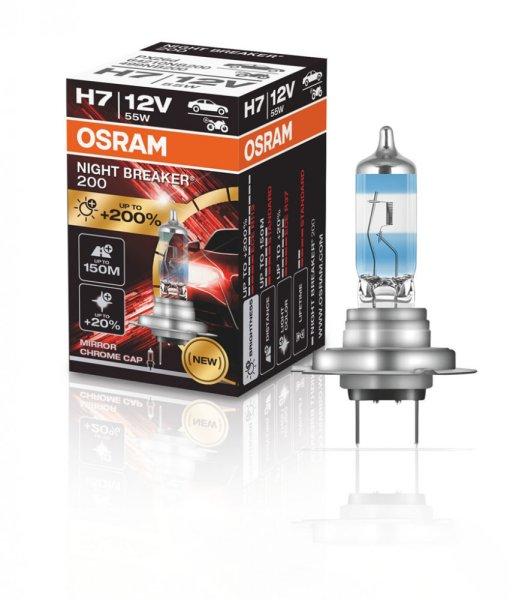 Osram , IZZÓ 12V H7 55W +200% NIGHT BREAKER DB-OS