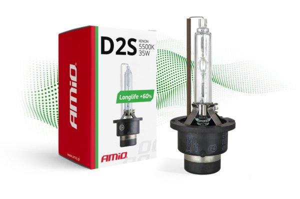 Amio D2S Xenon Izzó 5500K +60% 12V