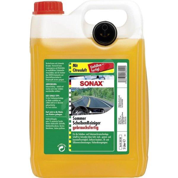 Sonax, Szélvédőmosó Nyári, Citromos, 5L